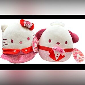 Hello Kitty Plush Duo - Pink and Red